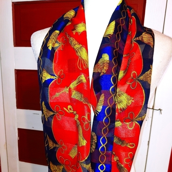 Accessories - Beautiful Scarf Italy Gold Hassles 11x53